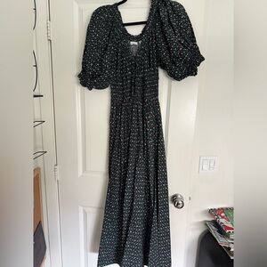 DOEN Floral Puff Sleeve Maxi Dress